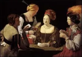 The cheater with the ace of diamonds.