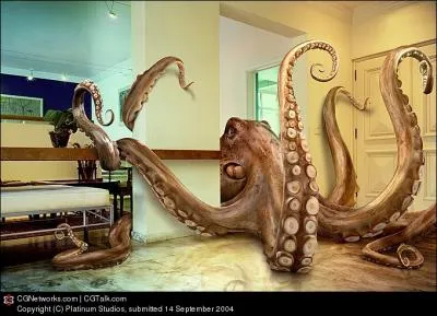 This is what happens when you're plunged into total darkness, you're walking blindly in a black ...