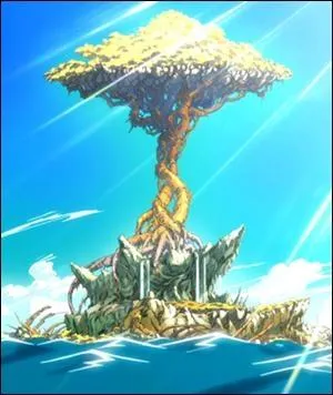 What is the name of the dragon attacking the island?