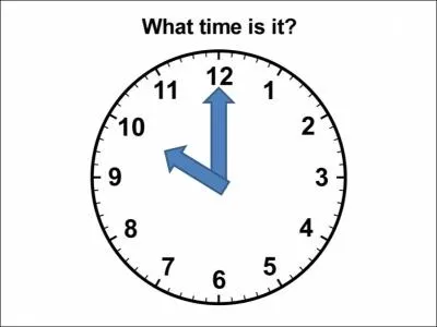 Can you tell me what time it is on the clock?
