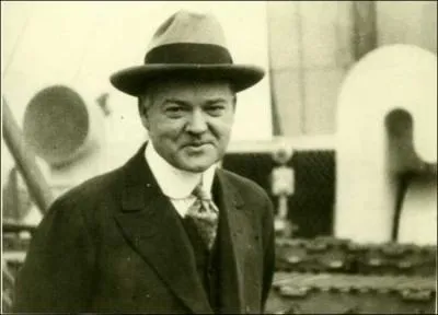 In 1946, what did Herbert Hoover say was the inevitable aftermath of war?