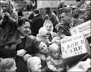 CARE packages of food could be purchased for?