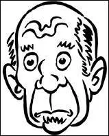 Who is depicted in this cartoon?