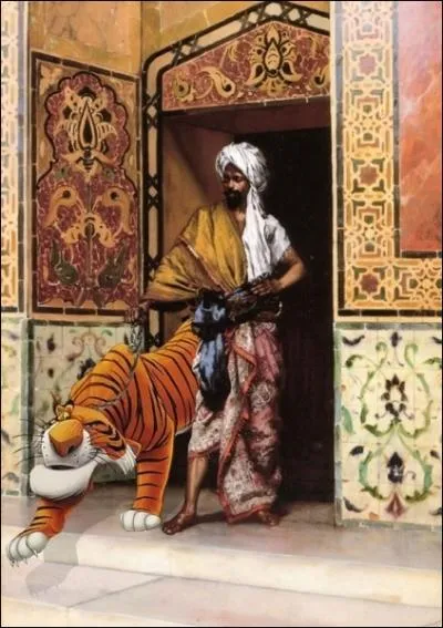 In which cartoon can we see this tiger?