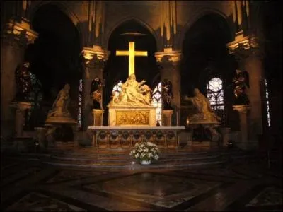 And this part includes the altar and represents the head of Christ?