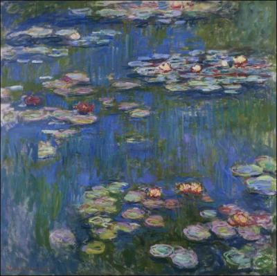 This famous painting is called 'Water Lilies'. Who painted it?
