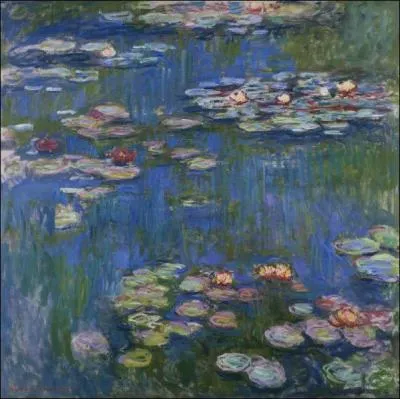 This famous painting is called 'Water Lilies'. Who painted it?