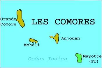 How many stars are there on the flag of the Comoros?