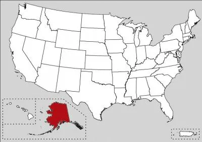 An easy one ! Brr it's cold over there... You can climb the Mount McKinley if you are foolhardy enough.