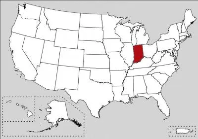 In 1679, this state was discovered by the French explorer Ren-Robert Cavelier, Sieur de La Salle. Indianapolis is the capital (very easy to know now).