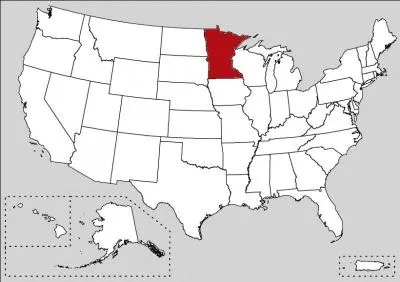 It is the  Land of 10, 000 Lakes . You can visit Minneapolis or the capital, Saint Paul. What is this state ?