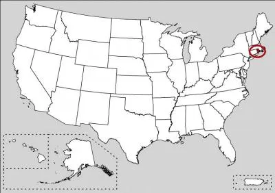 This is the smallest state of the USA but this is also the second most densely populated.