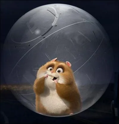 Easier, this little hamster comes from the movie ...
