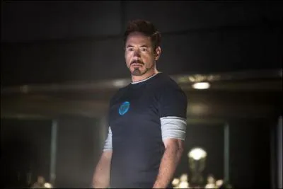 What is the role of the electromagnet on Tony Stark's chest?