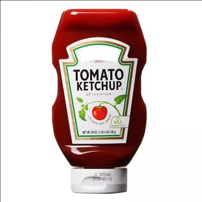 Don't forget the ketchup ... ... with the steak axe!