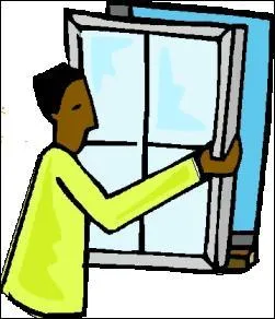 He sets glasses in window frames. What is he?