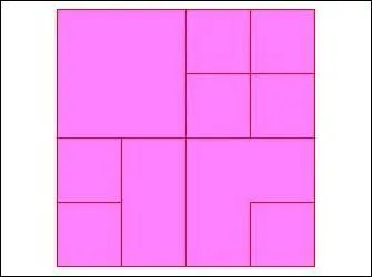 How many squares are completely drawn in the figure?