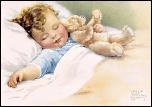 Shhh! Be quiet, the baby ... . What is the appropriate tense?