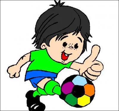 This young boy ... sports. He ... football twice a week. What are the appropriate tenses?