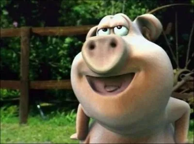 He's the head of a scratch card game. What's this pig's name?