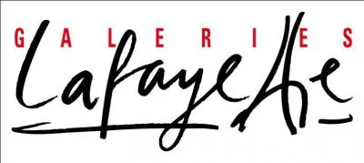 Which Parisian monument can be seen in the Galeries Lafayette logo?