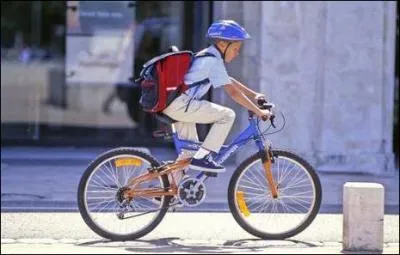 I ride ... school every day.