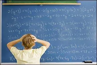 This problem is ... difficult for him.