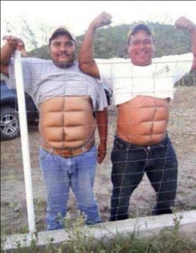 How many pairs of abdominal muscles are there?