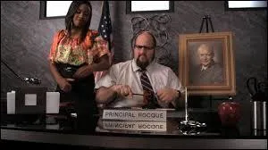 What is the name of the school mascot in 'Big Time School of Rocque'?