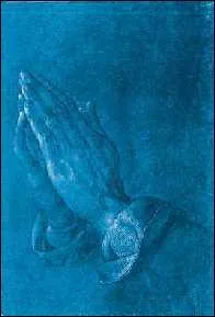 Who painted 'Praying Hands'?