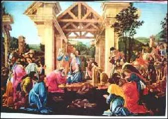 Who painted 'Adoration of the Magi'?