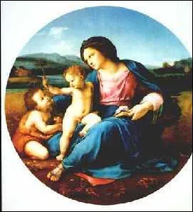 Who painted 'The Alba Madonna'?