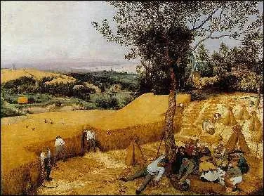 Who painted 'The Harvesters'?