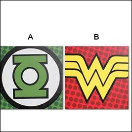 Which logo represents Wonder Woman?