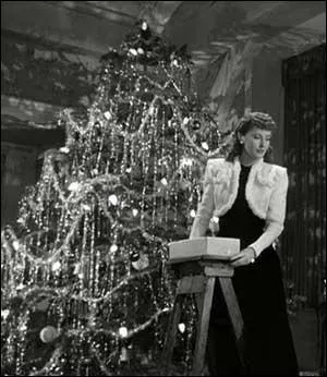 When Christmas tinsel first came out it was made out of real silver true or false?