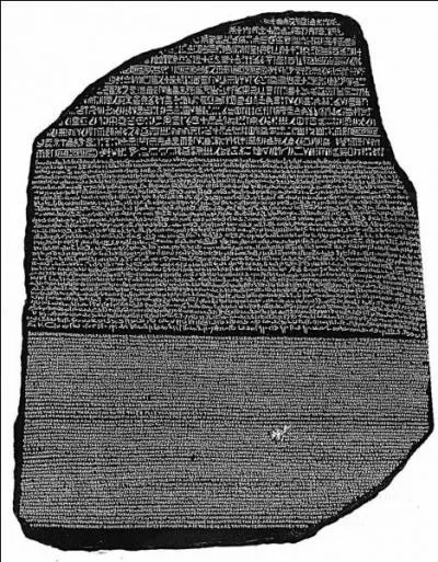 How many scripts were used on the Rosetta Stone?
