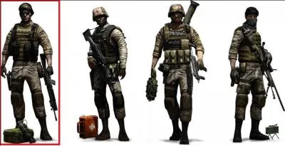 Which is starting weapon for Assault class?