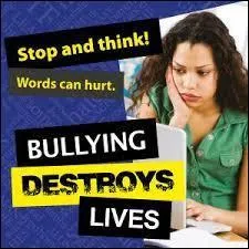 What happens to most people who are victims of cyber bullying?