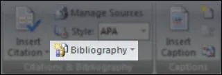 Creating a bibliography requires the manual entry of each single source.