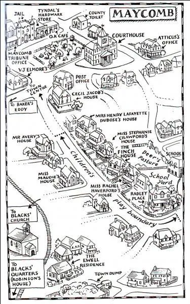 Where is the book set? Where do Scout and Jem live?