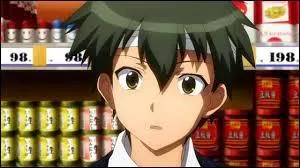 Ben-To': Sato Yo always gets beaten up by Shiraume Ume