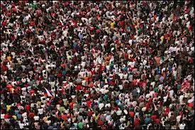 What is the word for  the number of people living a particular area ?