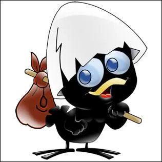 What phrase do we often hear coming out of this little chick's beak?