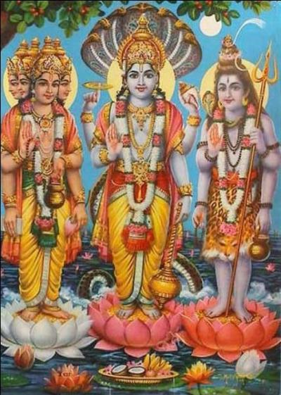 Hinduism is based on three main gods. What do they stand for?