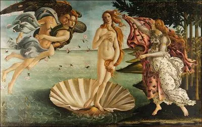 Regarding  The Birth of Venus  by Sandro Botticelli - Which of these facts is true?