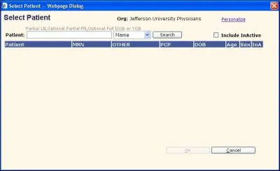 Which of the following is the best way to search for a patient's account?