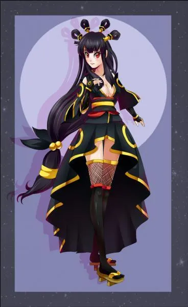 From Johto, of the tenebrous type, one of Evoli's eight evolutions. When night falls, the rings on her body glow, terrorizing those around her.