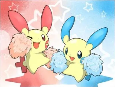 What is the name of the little Pokemon with the red ears?