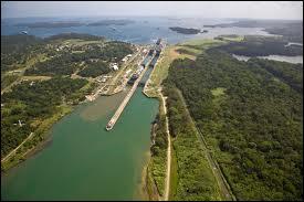 How long is the Panama Canal, which links the Atlantic Ocean to the Pacific Ocean?