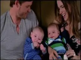 What did Brooke and Julian name their twins?